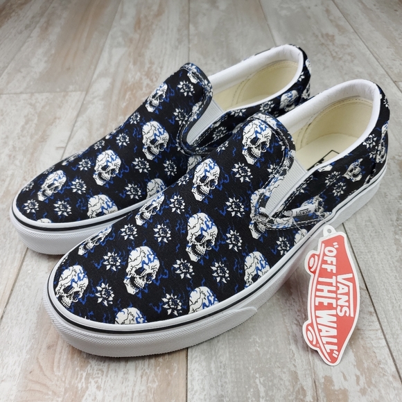 Vans Other - Vans Classic Slip On Flash Skulls